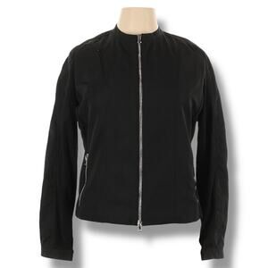 Anatomie Travel Jacket 2-Way Zip Minimalist Zip Women's XL Black Minimalist